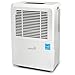 Ivation 50 Pint Energy Star Dehumidifier - Large-Capacity for Spaces Up to 3,000 Sq Ft - Includes Programmable Humidistat, Hose Connector, Auto Shutoff/Restart, Casters & Washable Air Filter