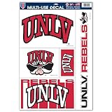 Wincraft NCAA University of Nevada Las Vegas 88255061 Multi Use Decal, 11 x 17, Black