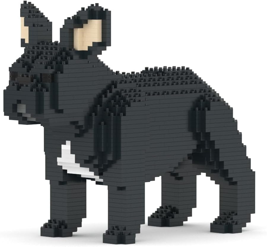 JEKCA French Bulldog 02S-M02 | Dog Plastic Building Blocks | Age 14+
