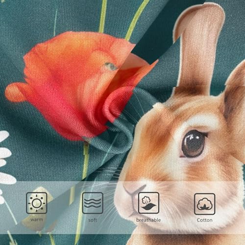 Brown Rabbit Colorful Wildflowers Girls Underwear Toddler 2t Cotton Panties Little Girl Flower Briefs Underpants3