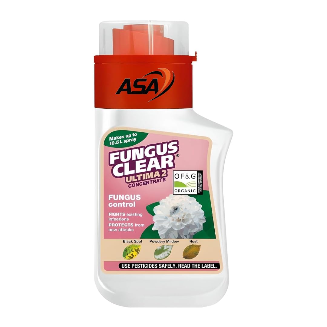 Fungus Clear Ultima 2 - Concentrate - 210ml - For Garden Plant Fungicide, Black Spot, Mildew, Rust & Plants Spot Control - Fungus Control