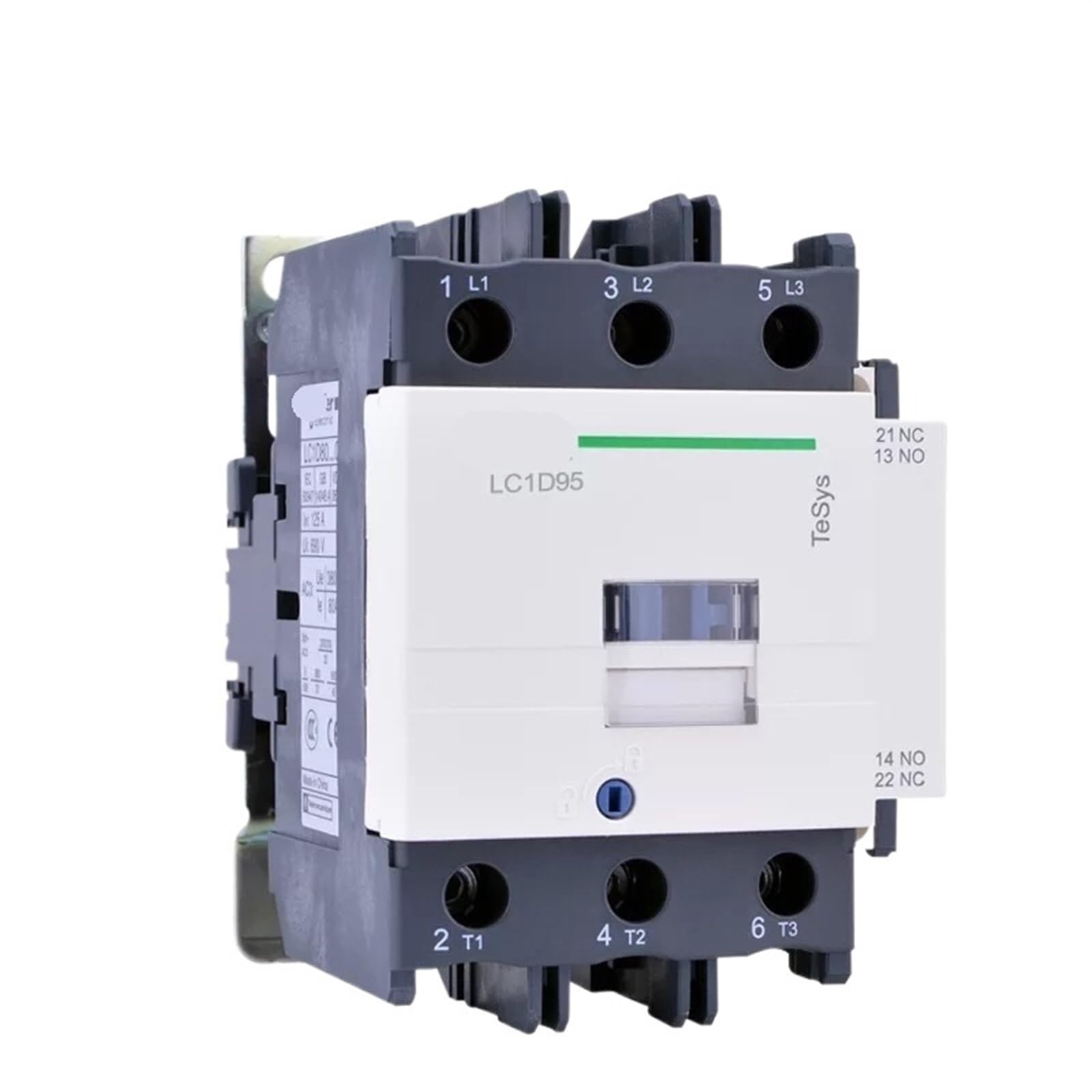 CAAUYXZW LC1D95 3-ploe Contactors-Motor Control Category AC-3 LC1D95*7C AC24V-380V 95A 50/60HZ 1Pcs(LC1D95F7C 110V)