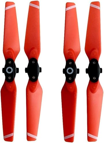 4pcs PropellerFit for DJI Spark Drone Quick-Release Props Folding 4730 Blades Accessories Spare Parts Wing Screw Replacement Propeller (Color  R)