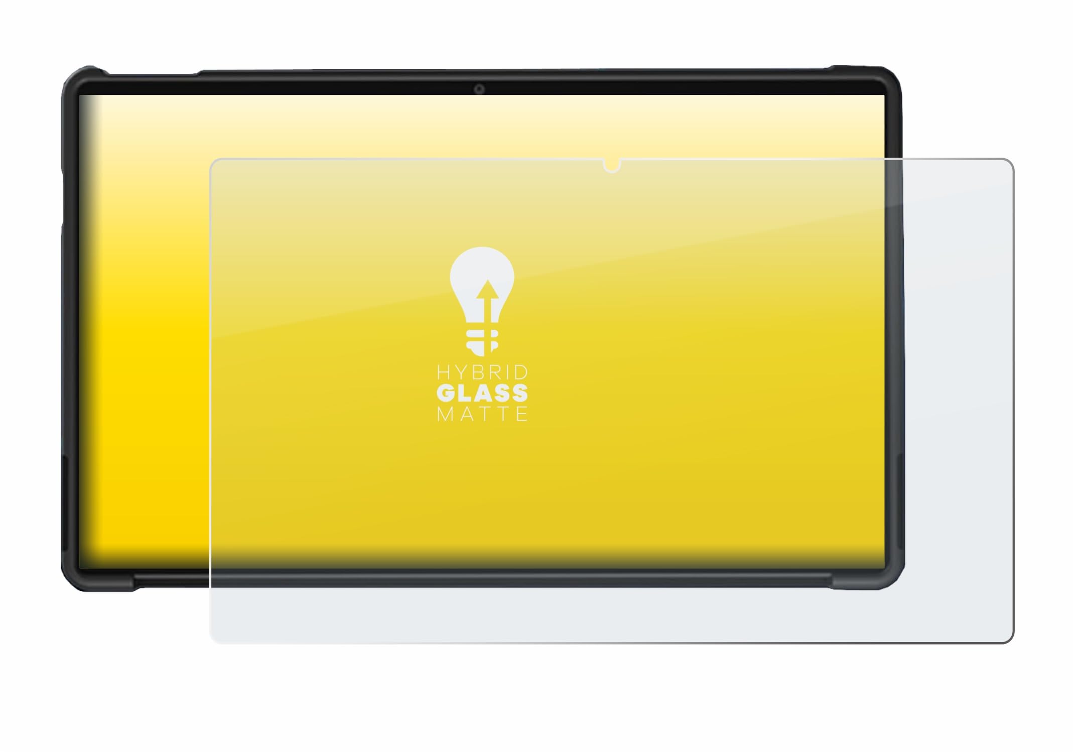 upscreen Lámina Cristales para Jumper Z3 15.4" | , Mate Protección Pantalla Made in Germany, Anti-Reflejos 9H Dureza Hybrid Tempered Glass