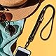 xiaoxiaozhijia Handyband zum Umhängen,Handykette Universal,Lanyard AbnehmbarHandy,Schlüsselband für Alle Smartphones Hüllen (Schwarz)
