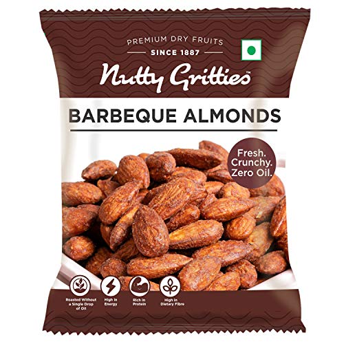 Image of Nutty Gritties Barbeque Almonds (Snack Pack of 30-630g)