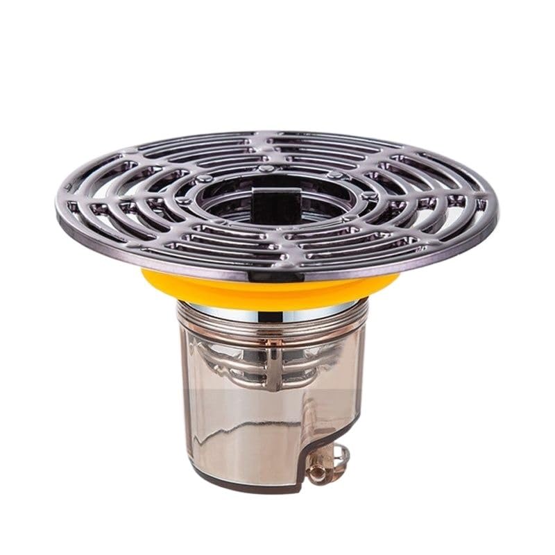 Shower Drain Cover Floor Drain Core Diameter 33-45mm Shower Drain Cover Hair Filter Shower Plughole Cover (Color : Grey)