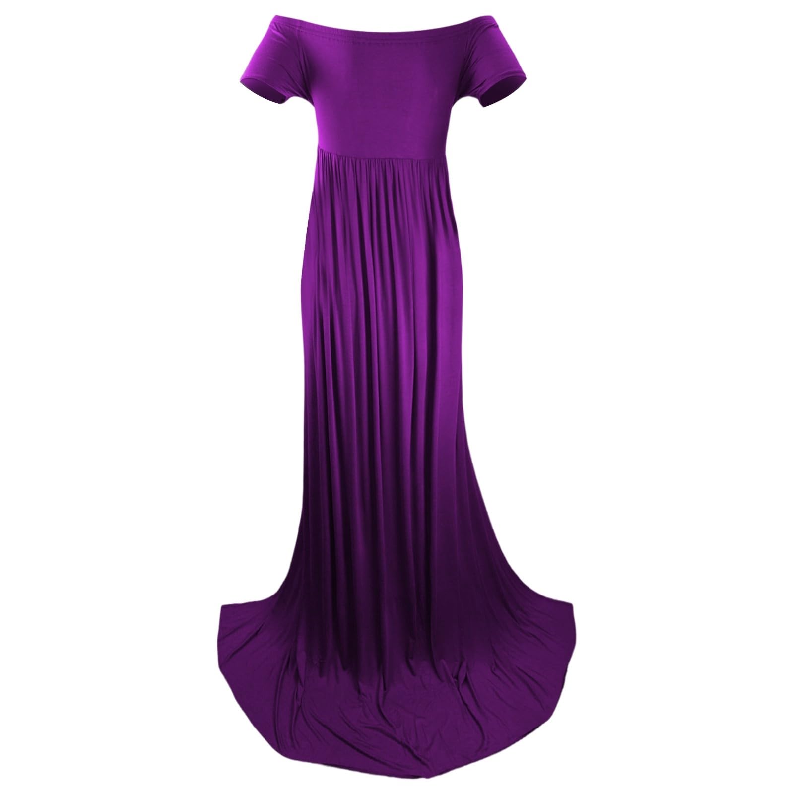 Vestido elegante de maternidad para sesión de fotos de embarazo, vestido de manga larga hasta el suelo para fotografía de embarazo y