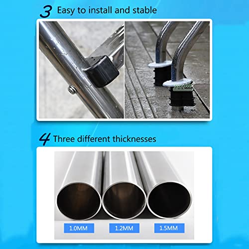Escalera para piscina con 2 peldaños antideslizantes miniatura 4