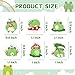 Yopyame Cute Frog Erasers Bulk - 60PCS Mini Animal Erasers for Kids Assorted Novelty Fun Pencil Erasers Puzzle Erasers Desk Pet School Carnival Reward Student Homework Prizes Gift Filling Party Favors