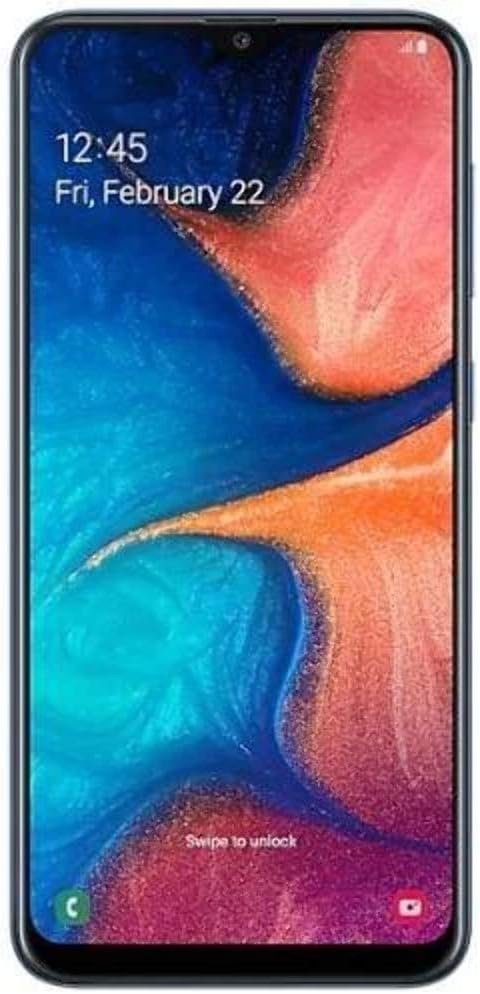 Samsung Galaxy A20e Double SIM 32 Go 3 Go RAM SM-A202F/DS Bleu (Reconditionné)