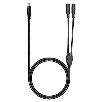 8mm Combiner 3.3ft 14AWG DC 8mm Male to Female 2X Combiner Cable Y Splitter Solar Parallel Adapter Cord for Jackery/Goal Zero/BLUETTI/Anker and more DC7909 Portable Power Station & Solar Panel