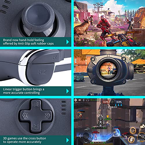 Lampelc Xbox One Controller Wireless, Xbox Wireless Controller for Xbox Series X&S/Xbox One/Elite/Windows 7/8/10 Grey - Image 4