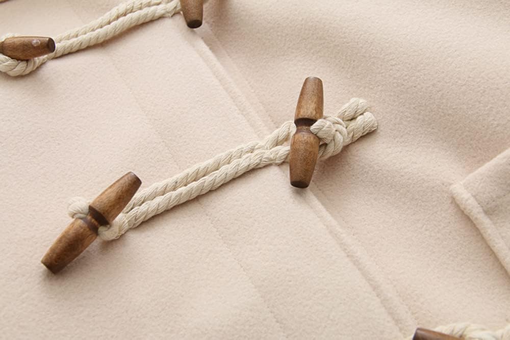 学院風コート ダッフルコート 学生 可愛い ジャケット フード付き カジュアル 無地 暖かい 森ガール系 レディース 秋冬 無地 上品 人気 ロング丈 ゆったり ラシャコート チェスターコート クリスマス ロリータ 女の子 少女 厚手 オシャレ お出かけ