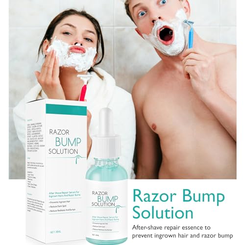 Ingrown Hair Reduction Serum,Ingrown Hair Serum For Man and Women,Gentle to Redness And Razor Bump Stopper Solution Dark Spot Corrector After Shave Repair Serum For Ingrown Hair,30ml - Image 8