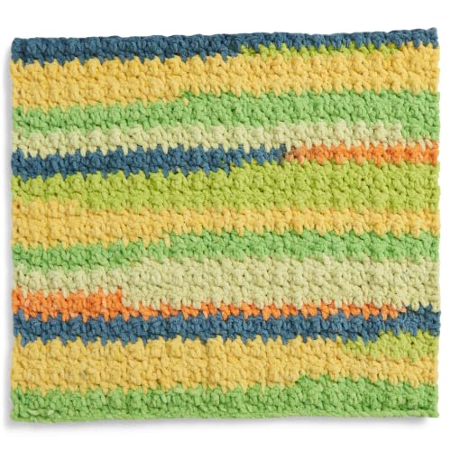 Image of Bernat Blanket Patchwork Yarn for Crocheting Soft, Citrus Stack, 2-Pack