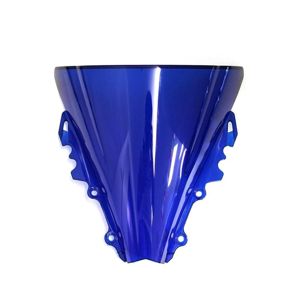 szyba motocykla Motocykl szyby przedniej szyby Moto deflektor powietrza Visor ABS dla YZFR6 YZF R6 600 2006-2007/2008-2016 (Color : 2006 to 2007 Blue)