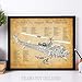 Bell Huey Helicopter - 11x14 Unframed Patent Print - Great Room Decor or Gift Under $15 for Pilots