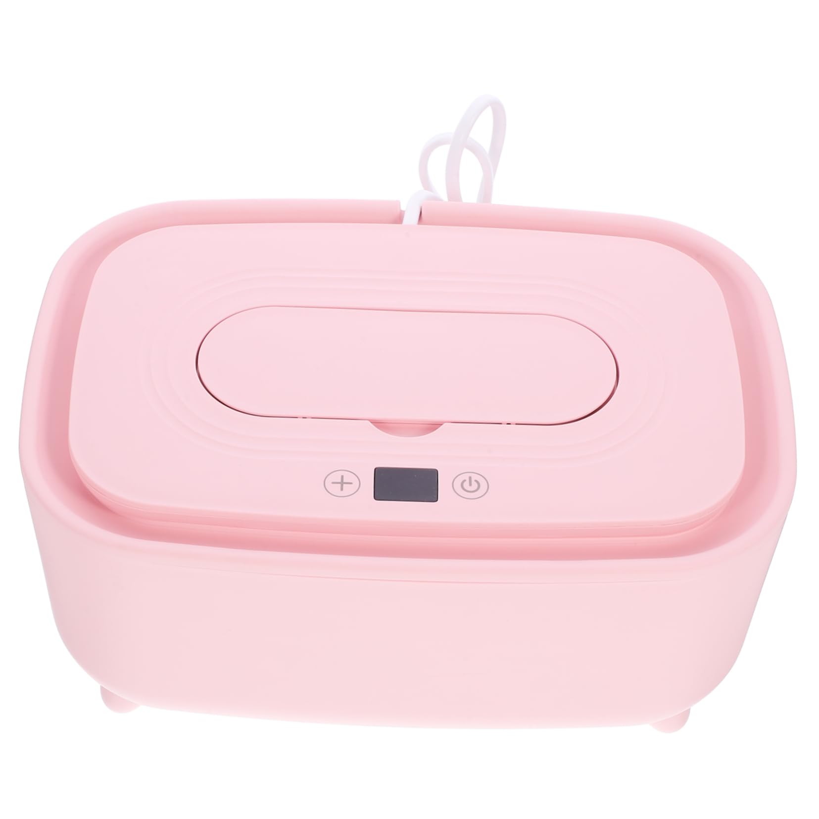 Kisangel 2 Pièces Boîte de Tissus Chaude Intelligente tu hygiène Simplement Plus Chaud lingettes essuyer Le réchauffement pour Les bébés Chauffe-Tissus humides PP Rose