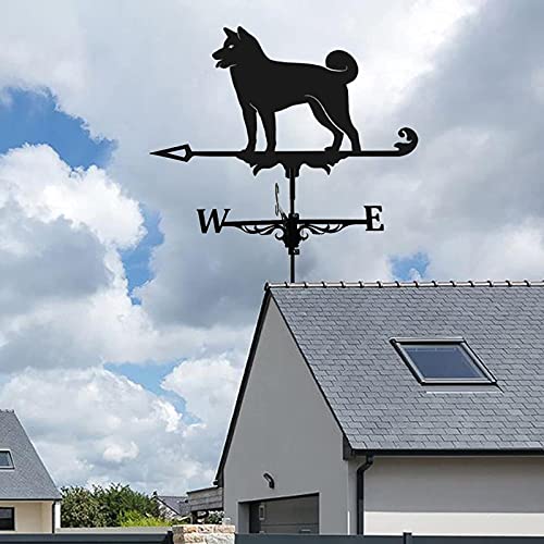 Girouette avec outil de mesure précis du vent et support métallique extérieur stable