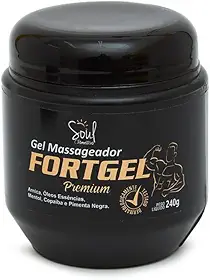 Gel Massageador Fortgel Premium, 240g - Soul Cosmeticos: Alívio Muscular e Bem-estar