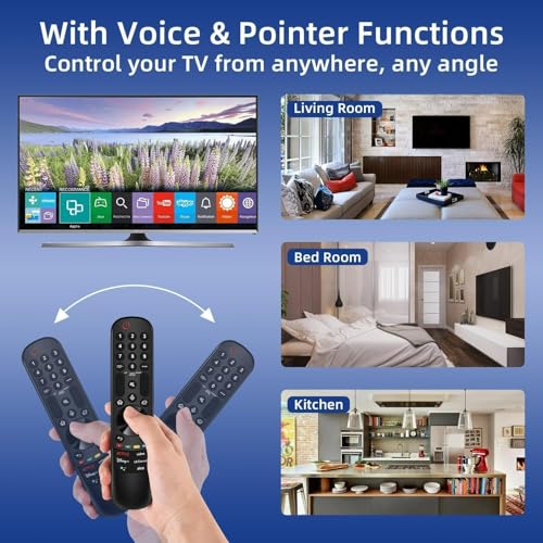 Image of Smartby Remote Control Compatible with Lg Magic smart Android webos 4k led tv Universal Works with All Model MR650 / MR19 BA /MR20GA /21GA /22GA /23GA /24GA (with Voice and Pointer Function).
