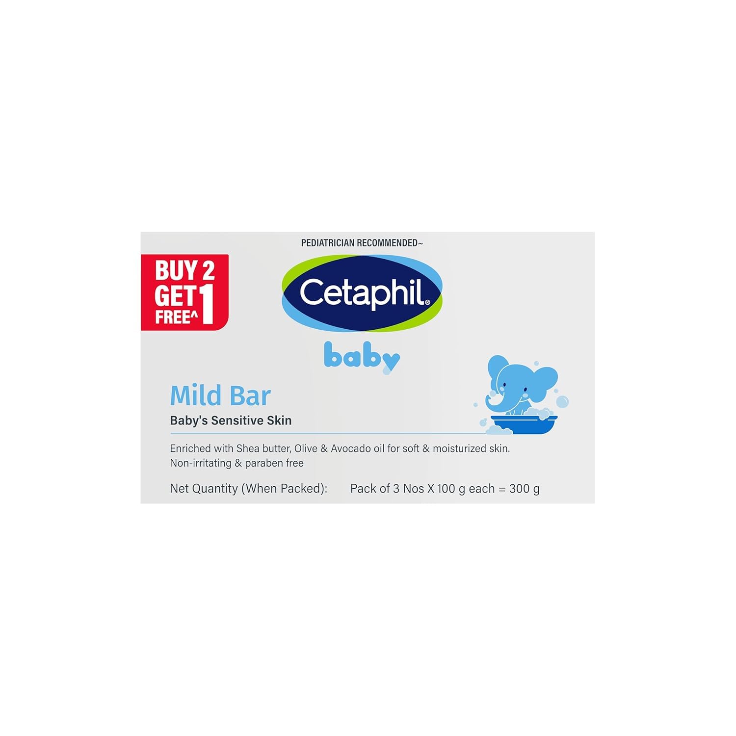 Cetaphil Baby Mild Bar - (3x100gm)-image-45