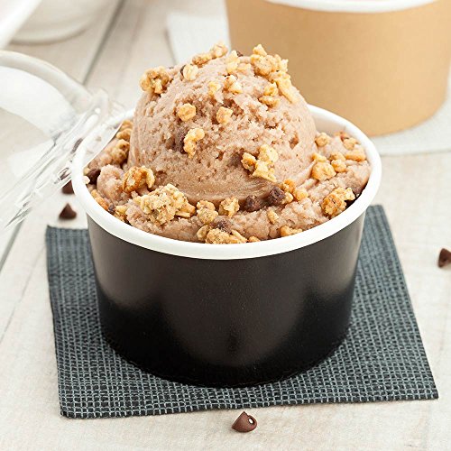 Image of Coppetta 3 Ounce Paper Cups, 50 Durable To Go Cups - Lids Sold Separately, Disposable, Black Paper Dessert Cups, Freezable, For Cafes And Restaurants - Restaurantware