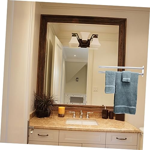 Porte-serviettes acier inoxydable support mural métal durable - 7