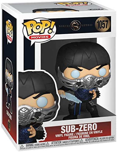 Pop Movies: Mortal Kombat- Sub-Zero Pop! Vinyl Figure (Bundled With Compatible Pop Box Protector Case), 4 Inches #TOP1