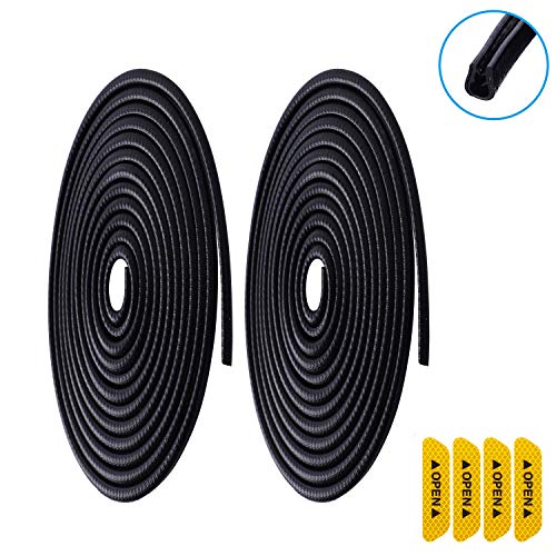 Atublan Car Door Edge Guards Plate Protection Plate(2Rolls),Car Door Anti-Collision Strip, Car Door Sealing Strip, Car Door Collision Protection, Car Door U-Shaped Rubber Edge Protection Plate.