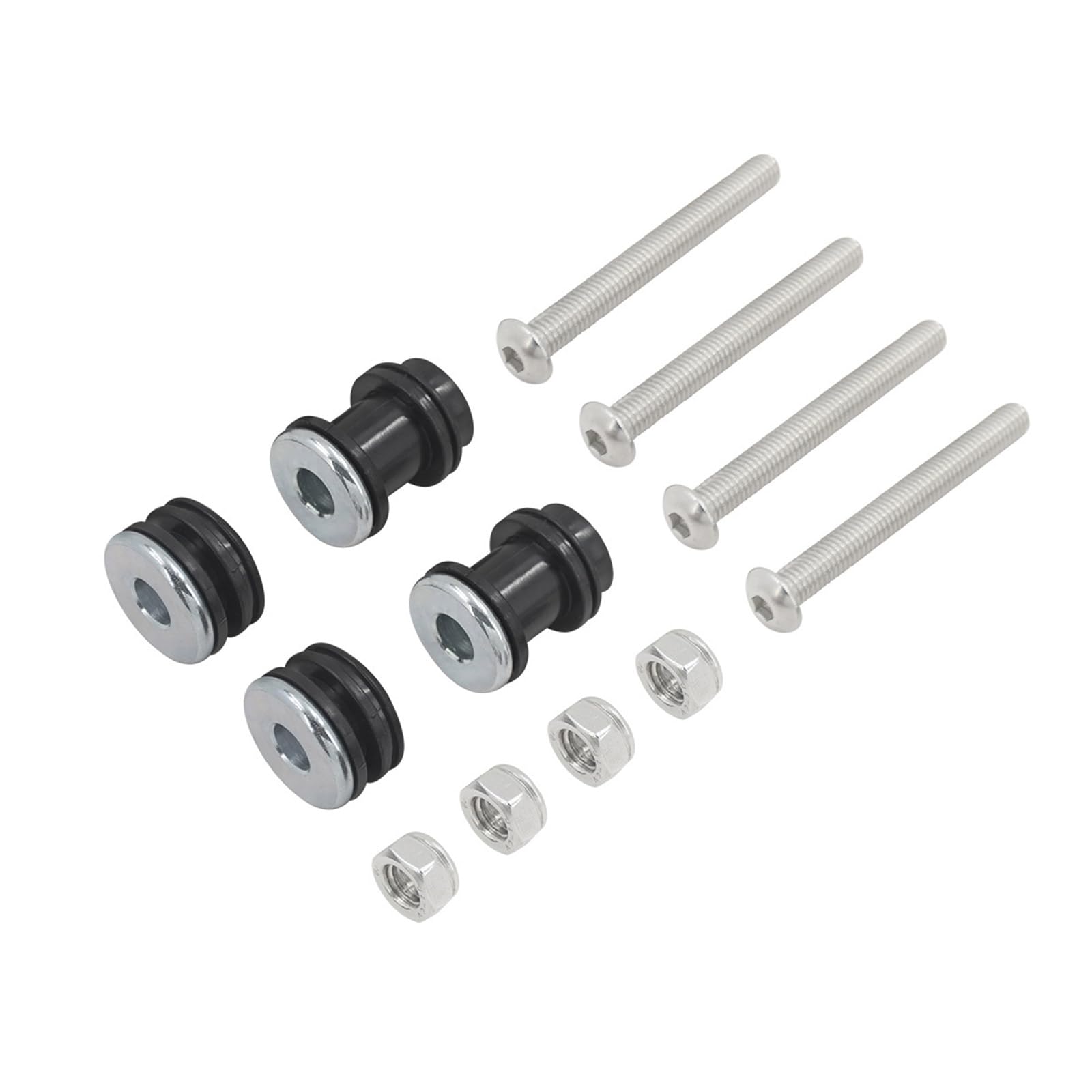 Precisions Fit Sissys Rod Docking Hardware Kit de montage en métal pour porte-bagages de moto XL883 à dégagement rapide