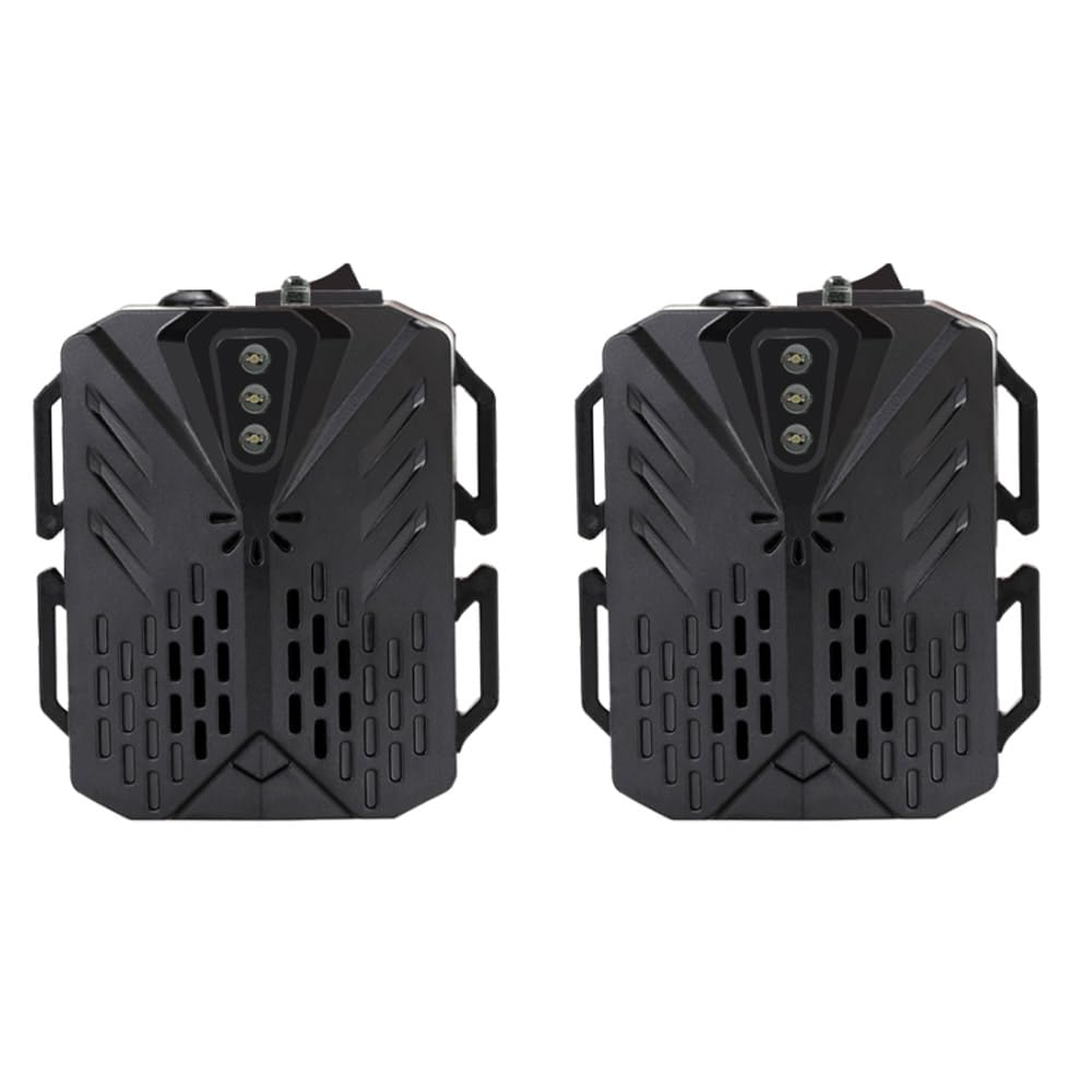 XIAXIA 2X Repellente ad Ultrasuoni, 12v Repellente Topi per Auto, Ultrasuoni per Topi da Esterno, Repellente Topi Auto, Scaccia Topi Ultrasuoni