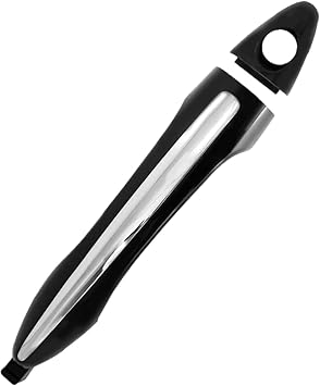 PM Auto Front Left Door Handle Cover Compatible with 2014-2018 KIA Forte Hatchback, Chrome Finish