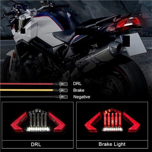 Luz trasera de freno y DRL para moto BMW R1200GS F800 G650 GS Dakar 4