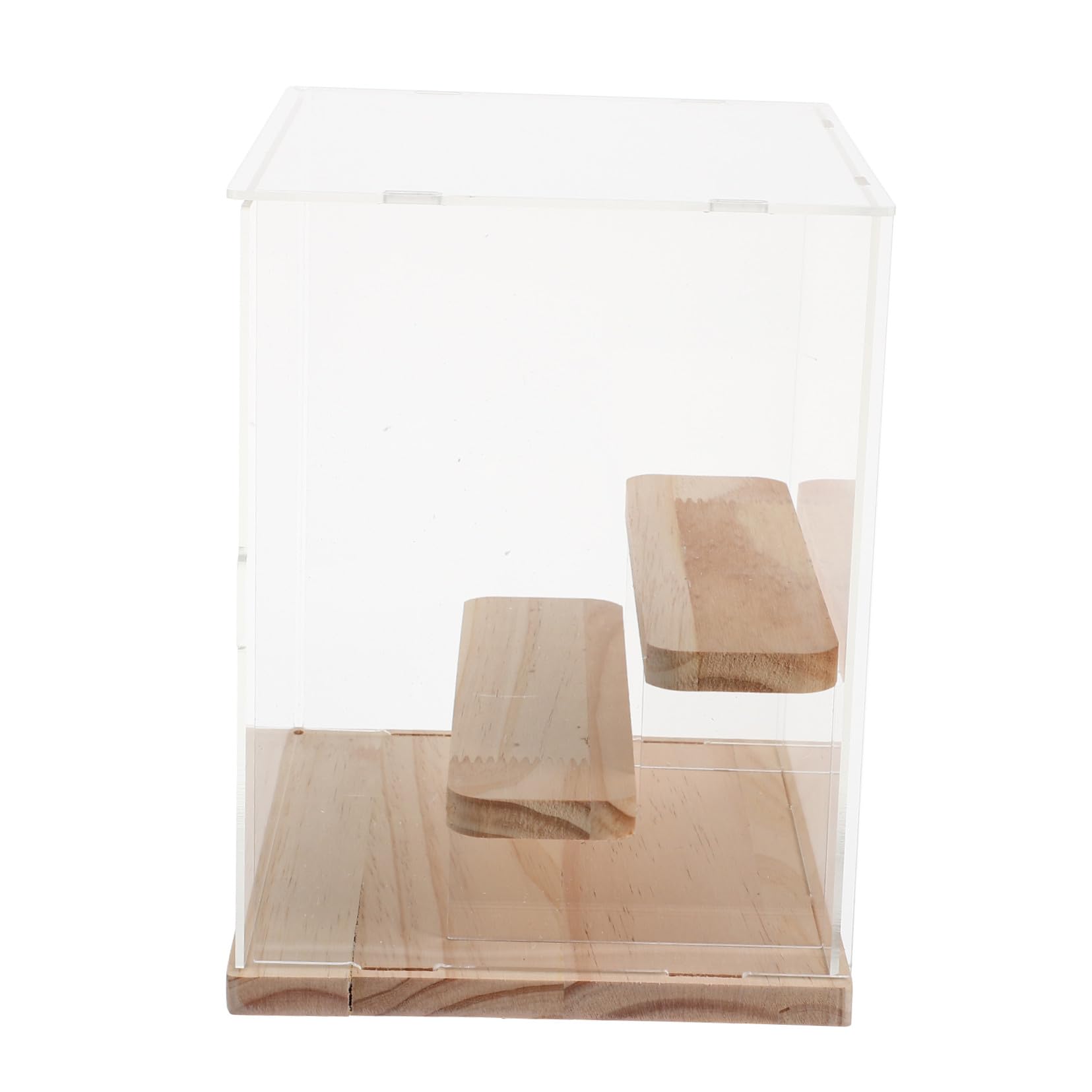 Mehrschichtige Figuren Vitrine und Acryl Staubdichte Tisch Aufbewahrungsbox Leicht zu Montieren für Sammlerfiguren und Dekoration