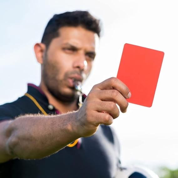 10Pcs Red and YellowReferee Card Set Sports Soccer Referee Warning Cards for Football Soccer Coach and Referee Gear