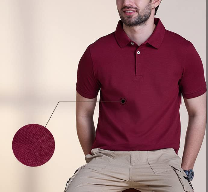 Polo homme séchage rapide coupe tactique bordeaux confort - 2