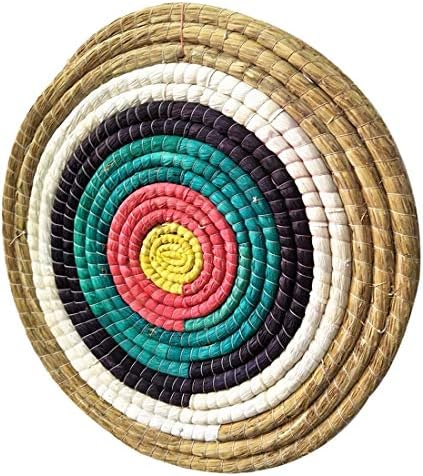 Archery Target Shooting Bow Coloured Rope Target Face Three Layer for Shooting Practice …