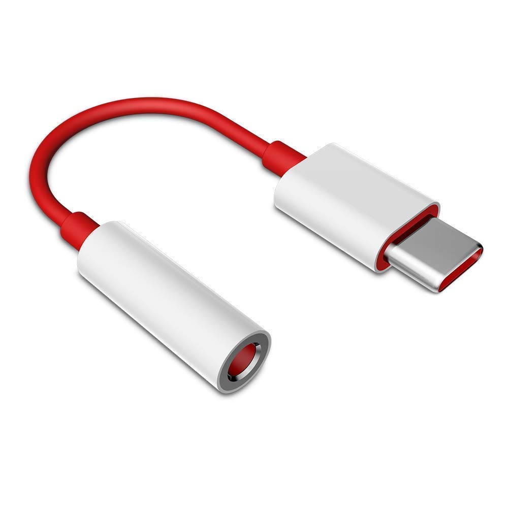 USB Type-C to 3.5mm Audio Jack Adapter, Red and White, for Headphones and Earphones-image-27