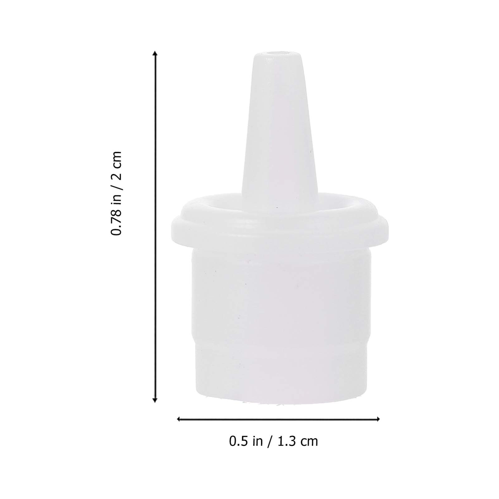 HAPINARY 100pcs Lash Extension Nozzle Replacement Bond and Seal Eyelash Container Tips for Beauty Salon