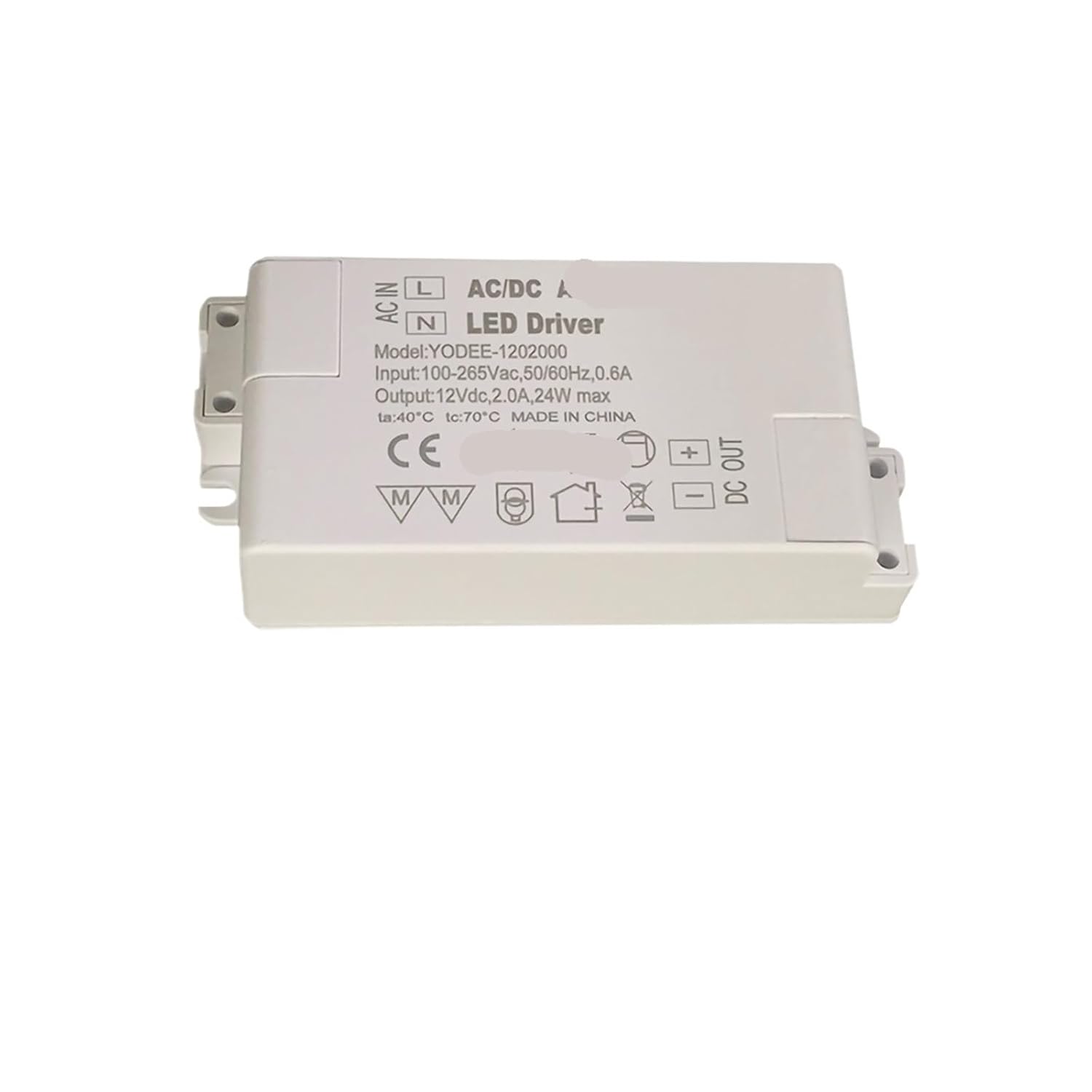 1PCS DC12V Constant Voltage Power Supply Lighting Transformer(6W)