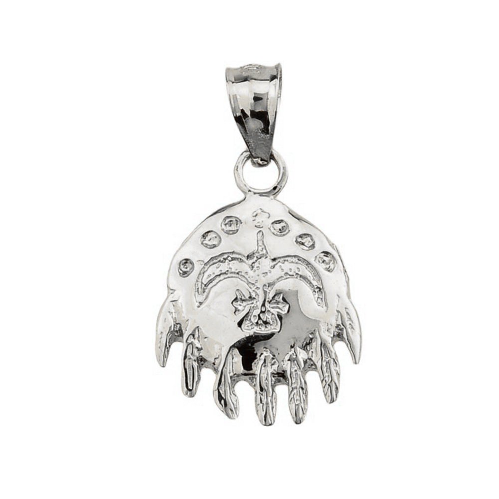 Trendy Necklaces Solid Sterling Native American Medicine Shield Pendant