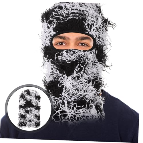 Máscara de esquí camuflada para hombre y mujer, gorro tejido impermeable para deportes al aire libre, cubierta facial ligera para esquí, senderismo y pesca miniatura 5