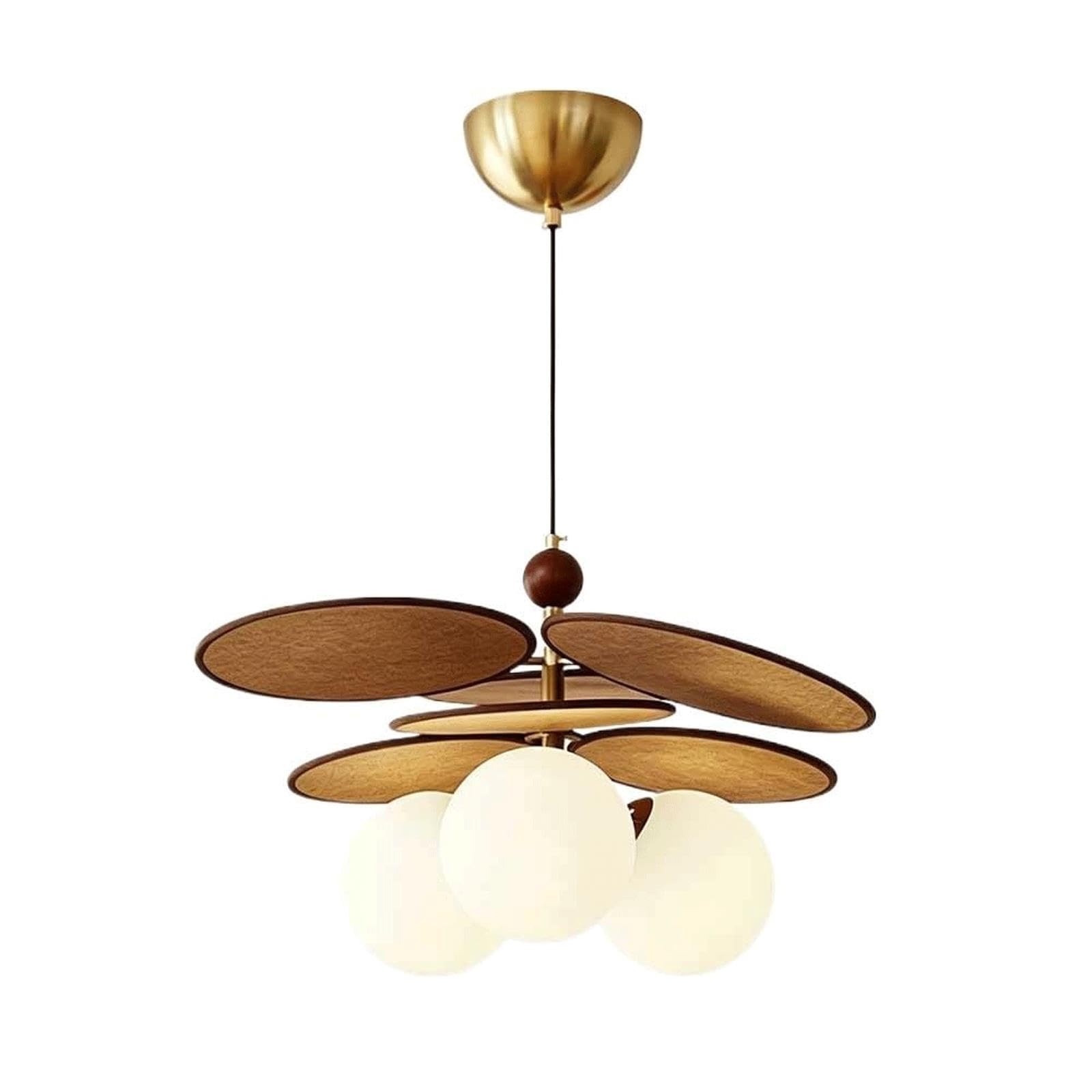 Lampada a sospensione Globe in vetro Lampada da soffitto Boho a 3 colori