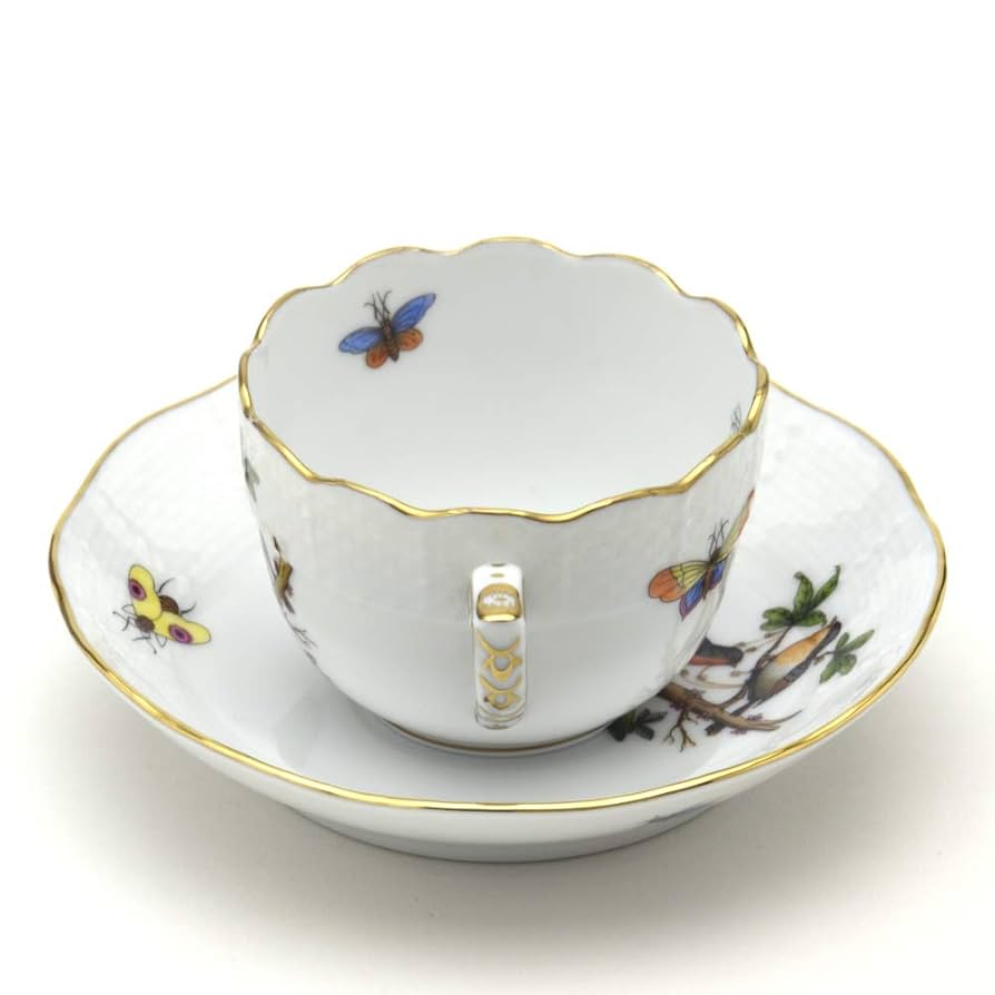 ヘレンド　デミタスカップ＆ソーサー Herend (ヘレンド) デミタスカップ&ソーサー 本体のみ インドの