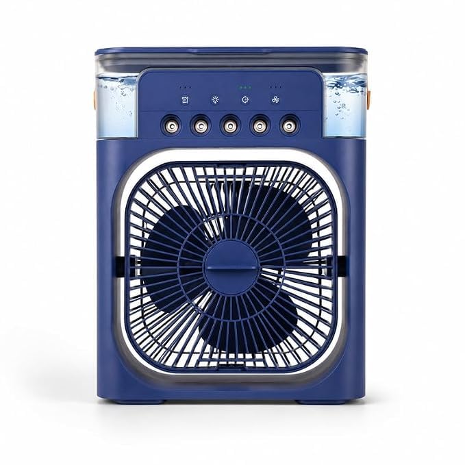 Drumstone 𝐄𝐯𝐞𝐫𝐲𝐝𝐚𝐲 𝐄𝐬𝐬𝐞𝐧𝐭𝐢𝐚𝐥𝐬, 𝟏𝟓 𝐘𝐞𝐚𝐫 𝐖𝐚𝐫𝐫𝐚𝐧𝐭𝐲, Portable Personal Air Cooler, USB Type C Desktop Cooling Fan, 3 Wind Speeds, 5 Spray Modes, 750ml Water Tank-image-38
