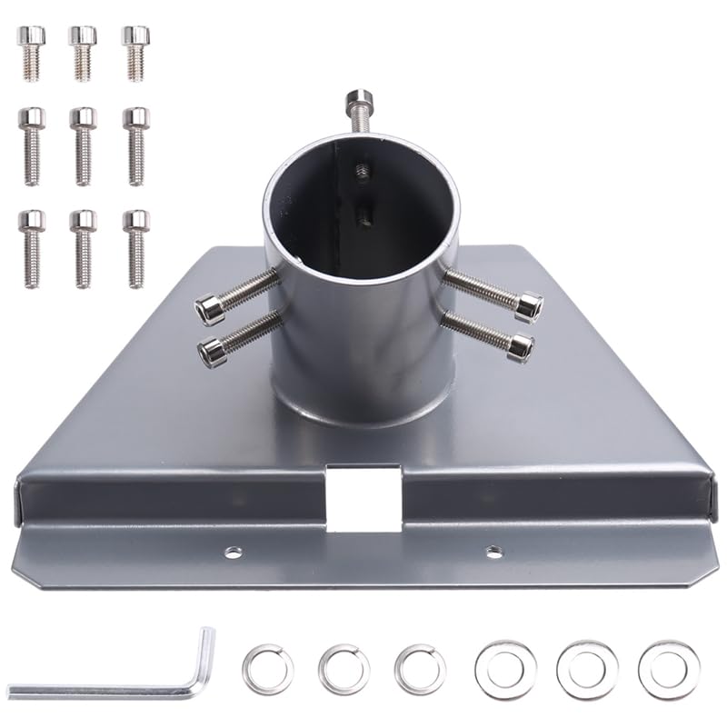 Piastra di Montaggio sul Tetto Base per Base per Antenna Satellitare Base per Antenna Montata A Parete Base per Adattatore Tubo Satellitare Base di Supporto