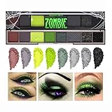 Halloween Makeup Witch Eyeshadows Palette Green Makeup - Vampire FX Makeup Kit Witch Zombie Makeup -...