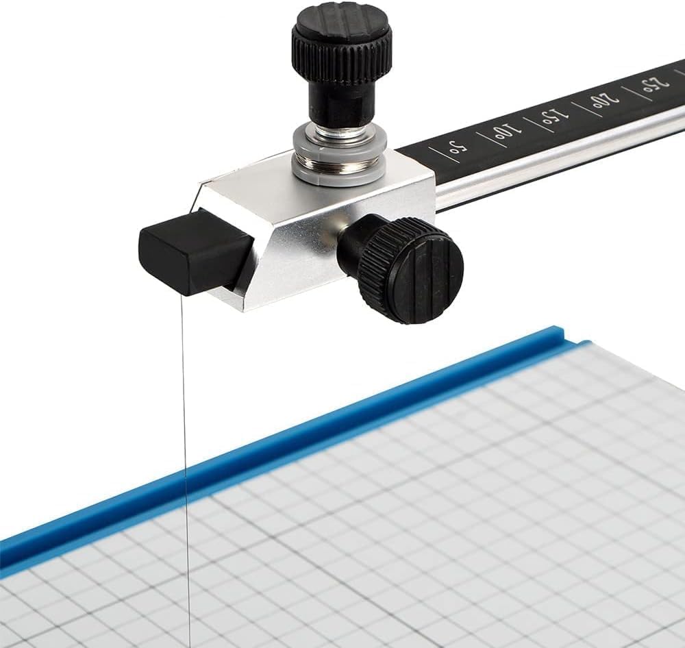Elektryczny frez do pianki z regulacją temperatury i ruchomą linijką do cięcia, kształtowania i grawerowania materiałów piankowych